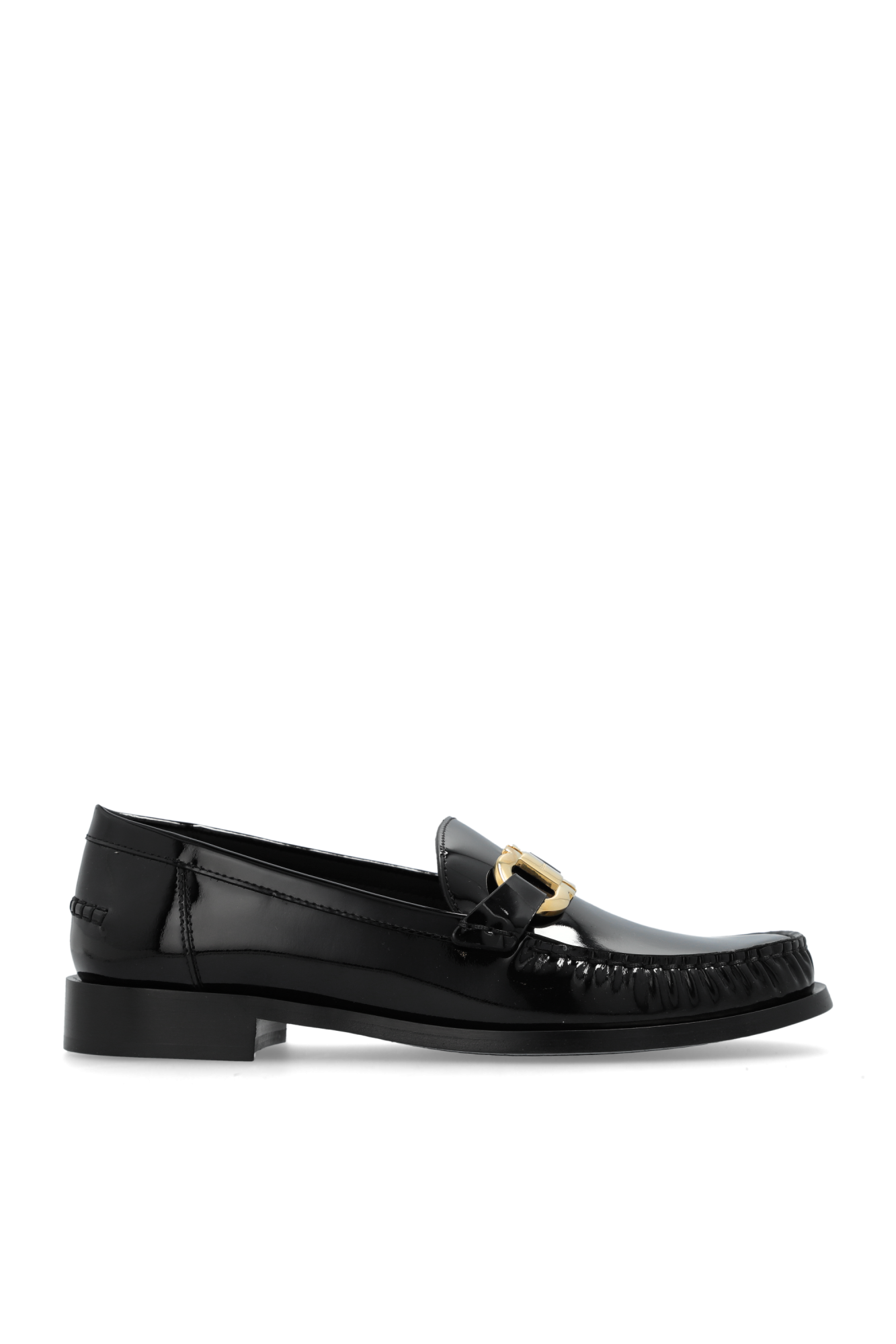 フェラガモ レディース ローファー MARYAN NERO 0769302 Salvatore Ferragamo Gancini Women Loafers MARYAN NERO